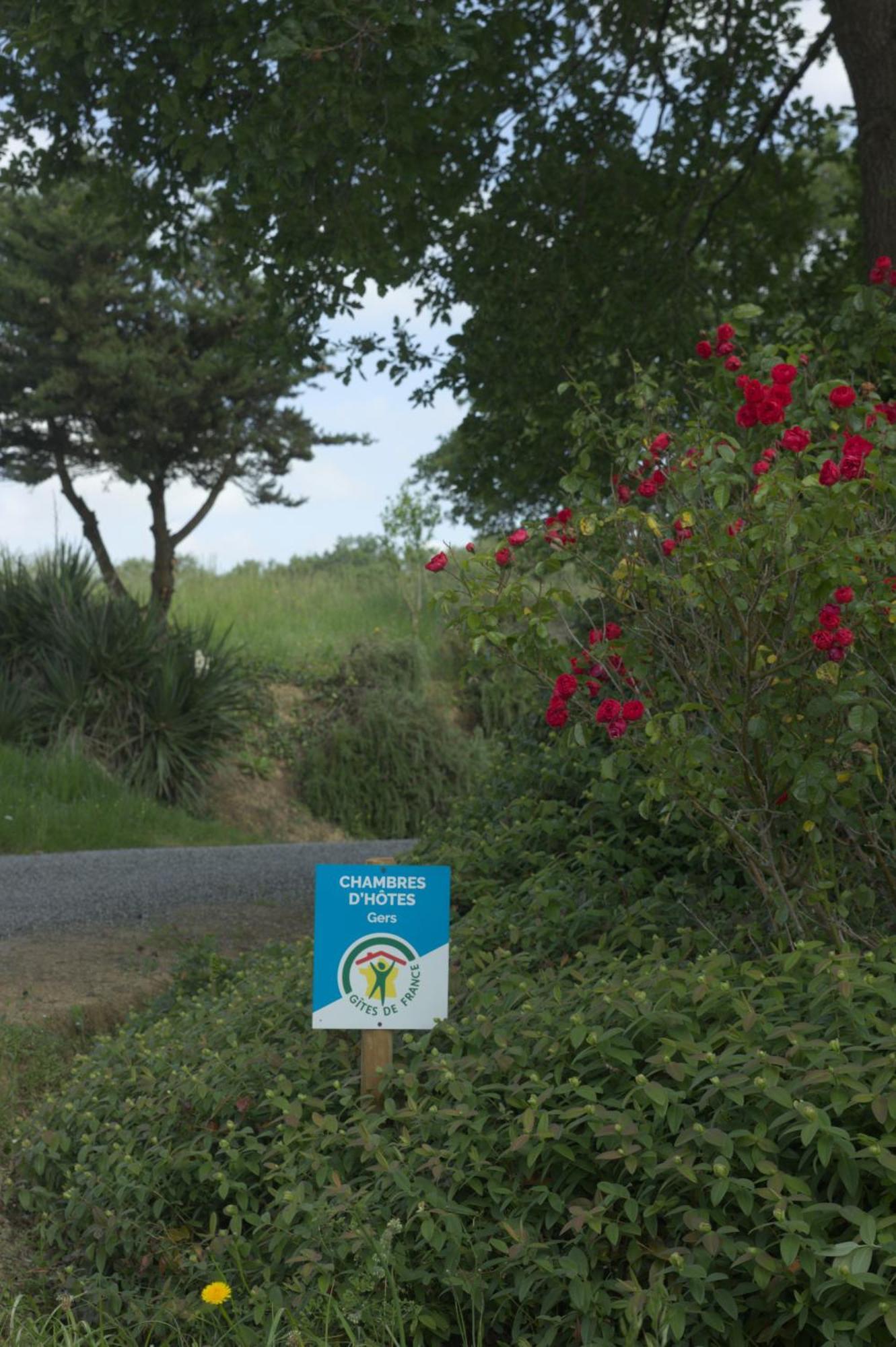 Bed and Breakfast Au Bel Air Clermont-Pouyguilles Exterior foto